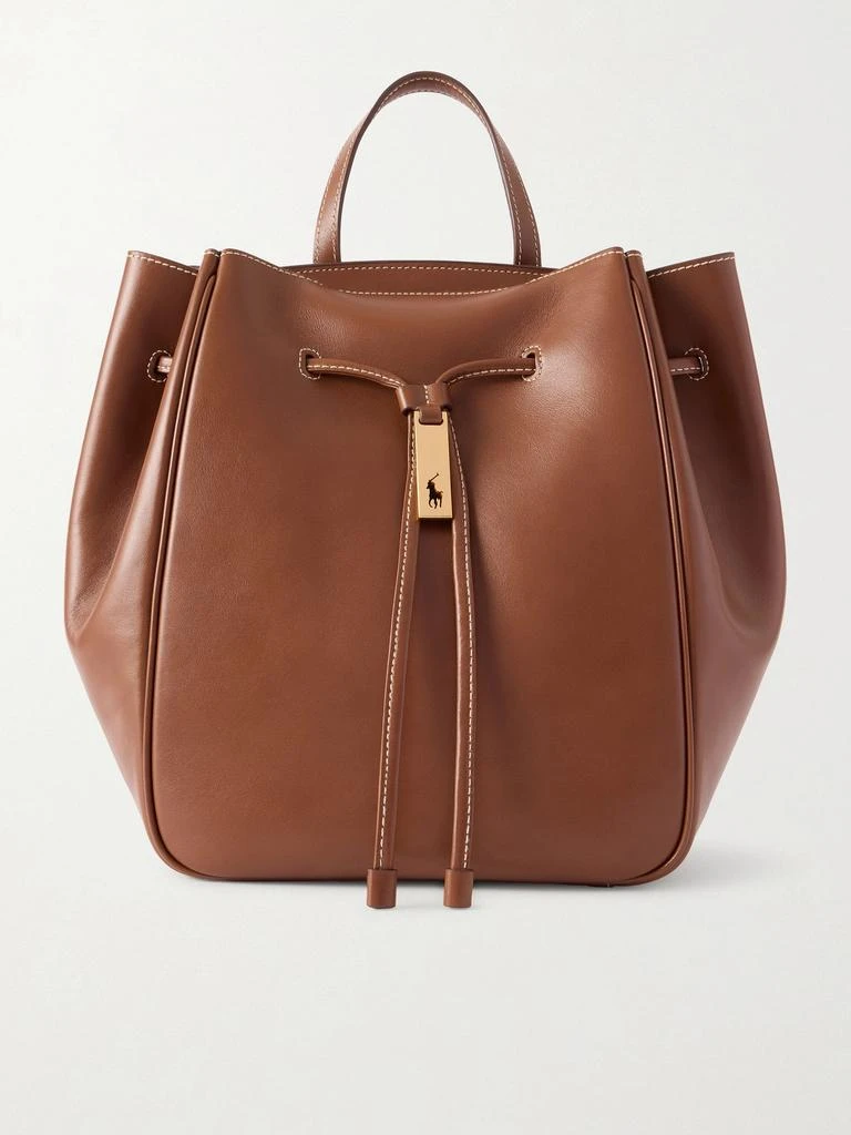 Ralph Lauren Polo Id Leather Backpack