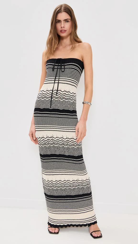 ALOHAS Olenka Ecru Tricot Dress 6
