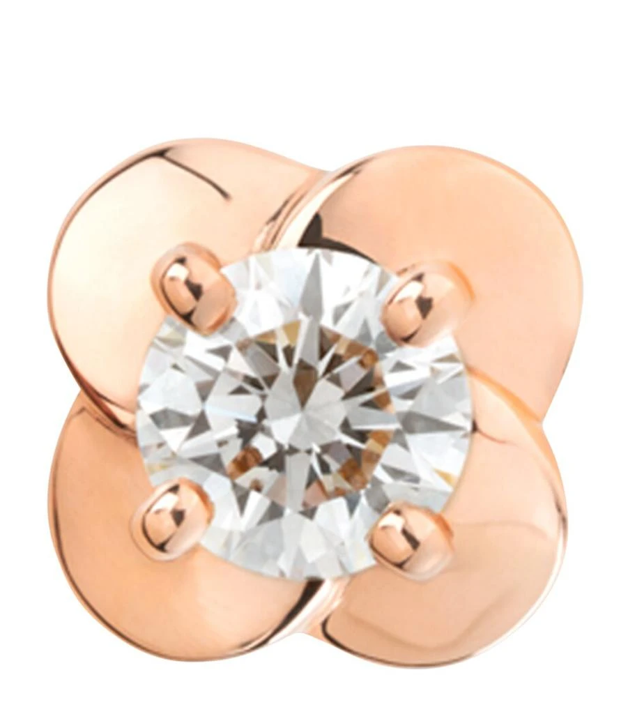 Chanel Rose Gold and Diamond Camélia Single Earring 3