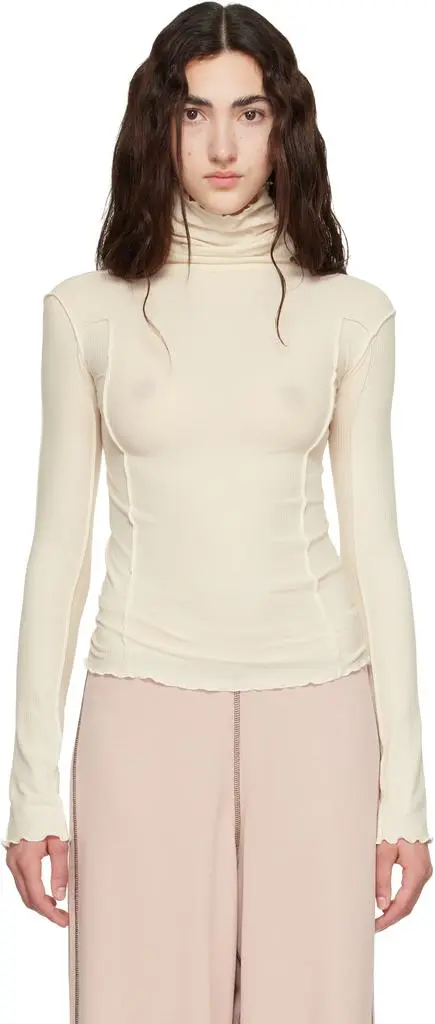 Baserange Off-White Omato Turtleneck