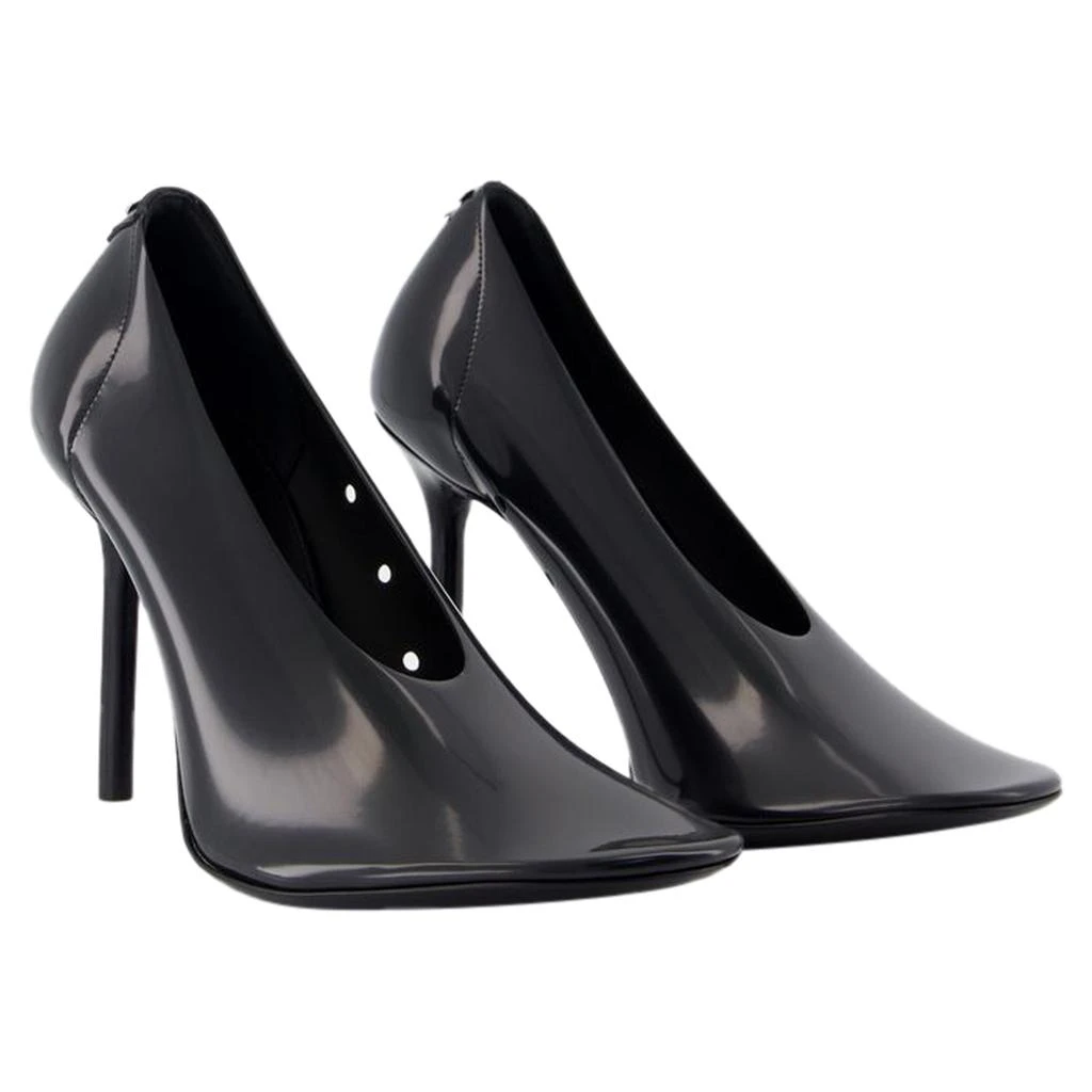 Courrèges Nude Stilettos Pumps - Courreges - PVC - Black 2