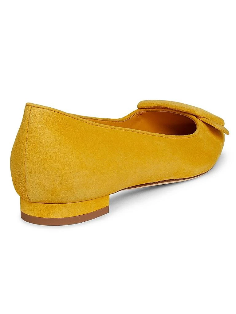 Manolo Blahnik Maysale Suede Flats 3