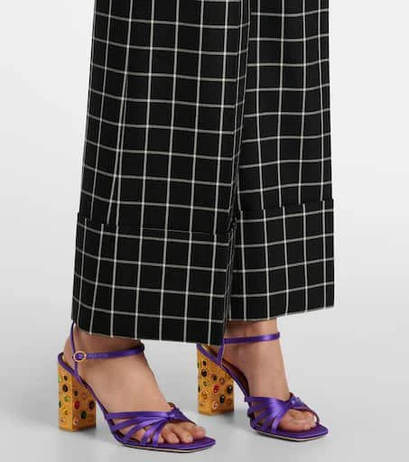 Valentino Mossi virgin wool wide-leg pants 5