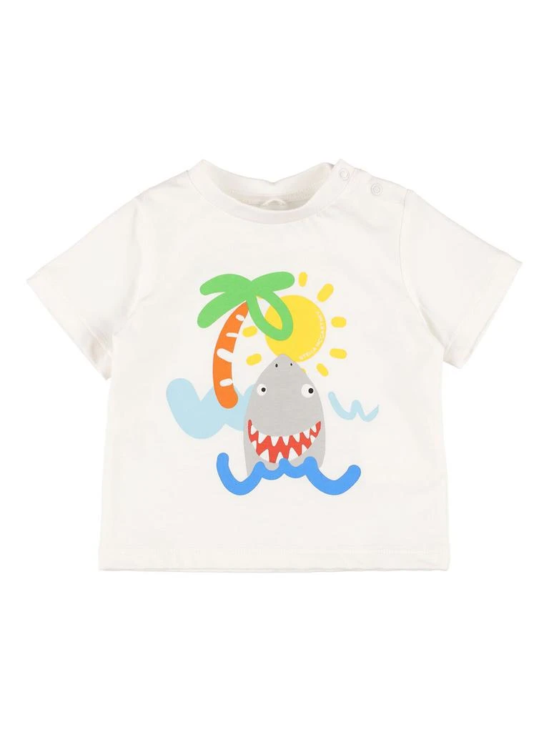 Stella McCartney Printed Organic Cotton Jersey T-shirt 1