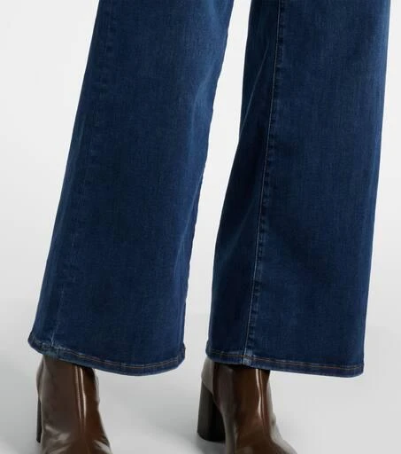 FRAME Le Slim Palazzo high-rise wide-leg jeans 5
