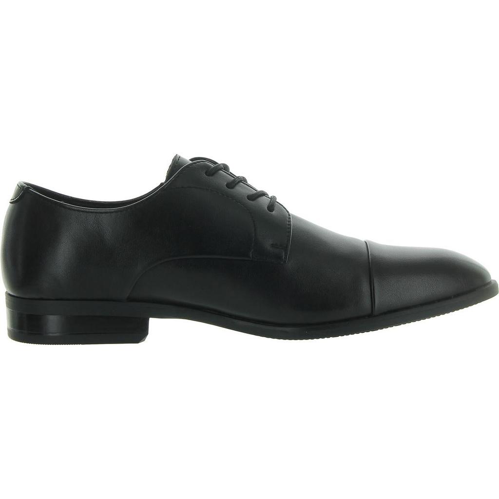 Alfani Quinn Mens Faux Leather Lace Up Oxfords