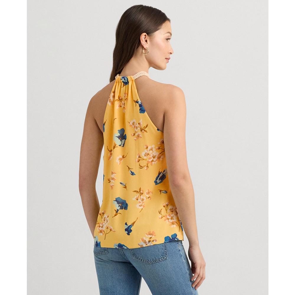 Lauren Ralph Lauren Women's Floral Halter Top, Regular & Petite