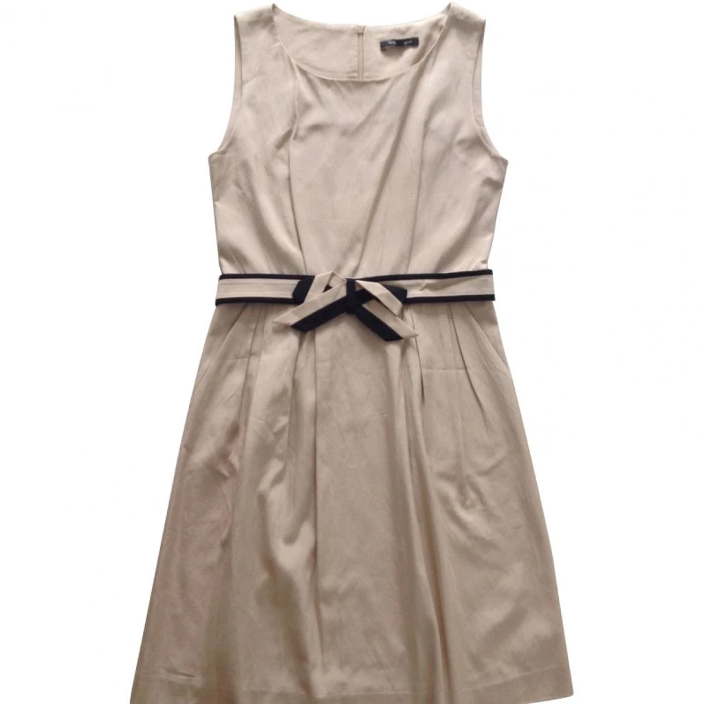 Tara Jarmon Tara Jarmon Beige Cotton Dress 1