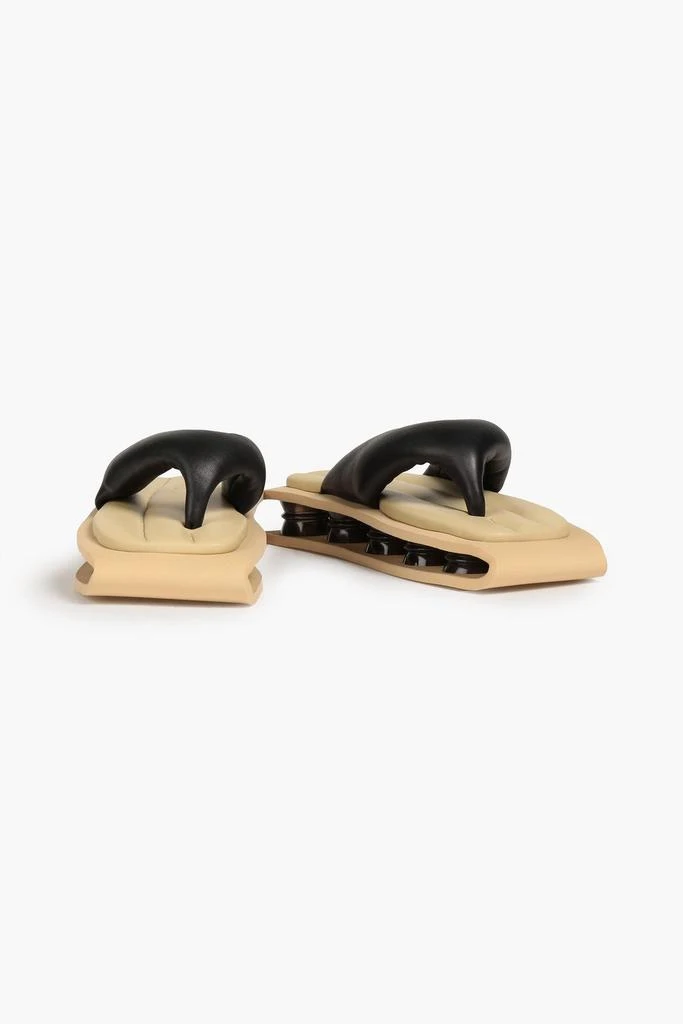 Kenzo Kenzori padded leather flip flops 2