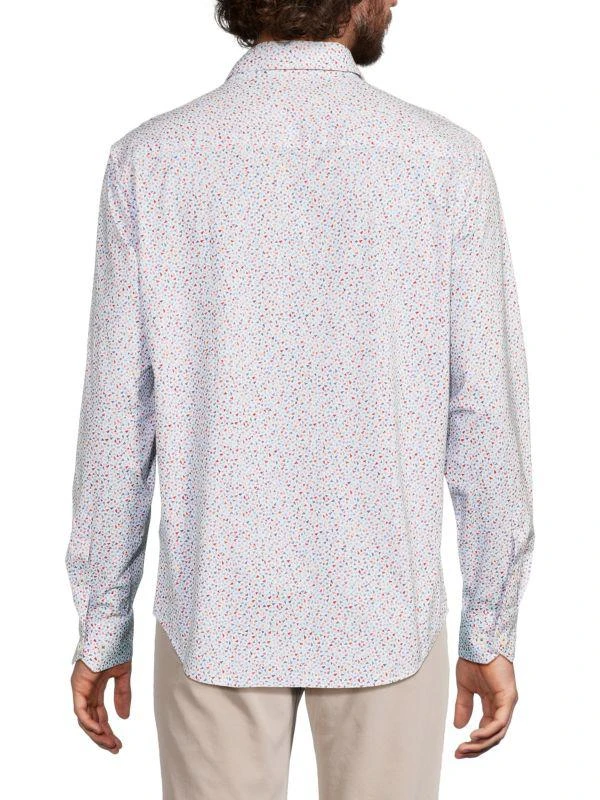 BUGATCHI James Micro Geometric Print Shirt 2