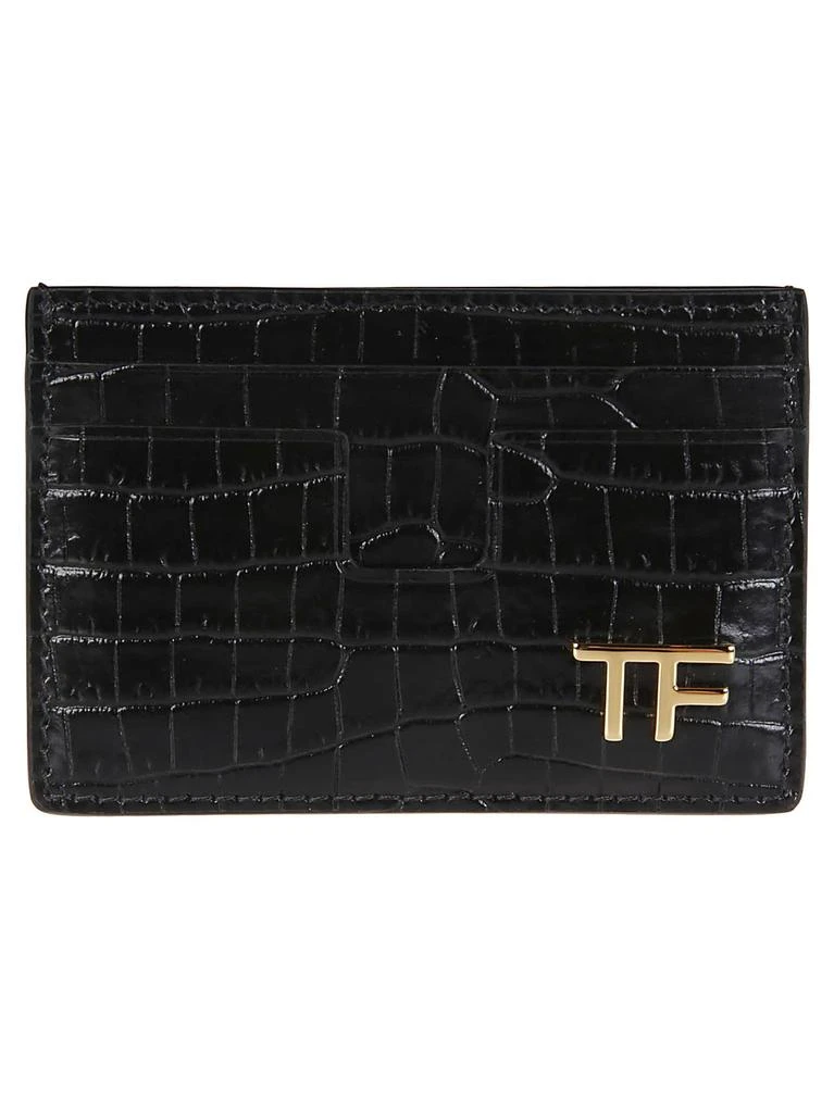 Tom Ford Printed Alligator Classic Credit Card Holder 1