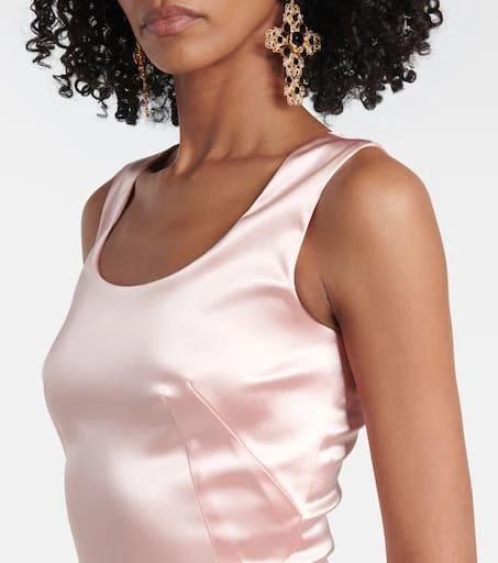 Dolce 
Gabbana Satin midi dress 4
