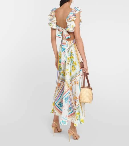 knee length dresses for ladies Zimmerman 'Halcyon' Midi – HONEY HIRE BOUTIQUE
