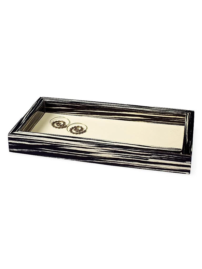 LADORADA Ebony Veneer Valet Tray 2