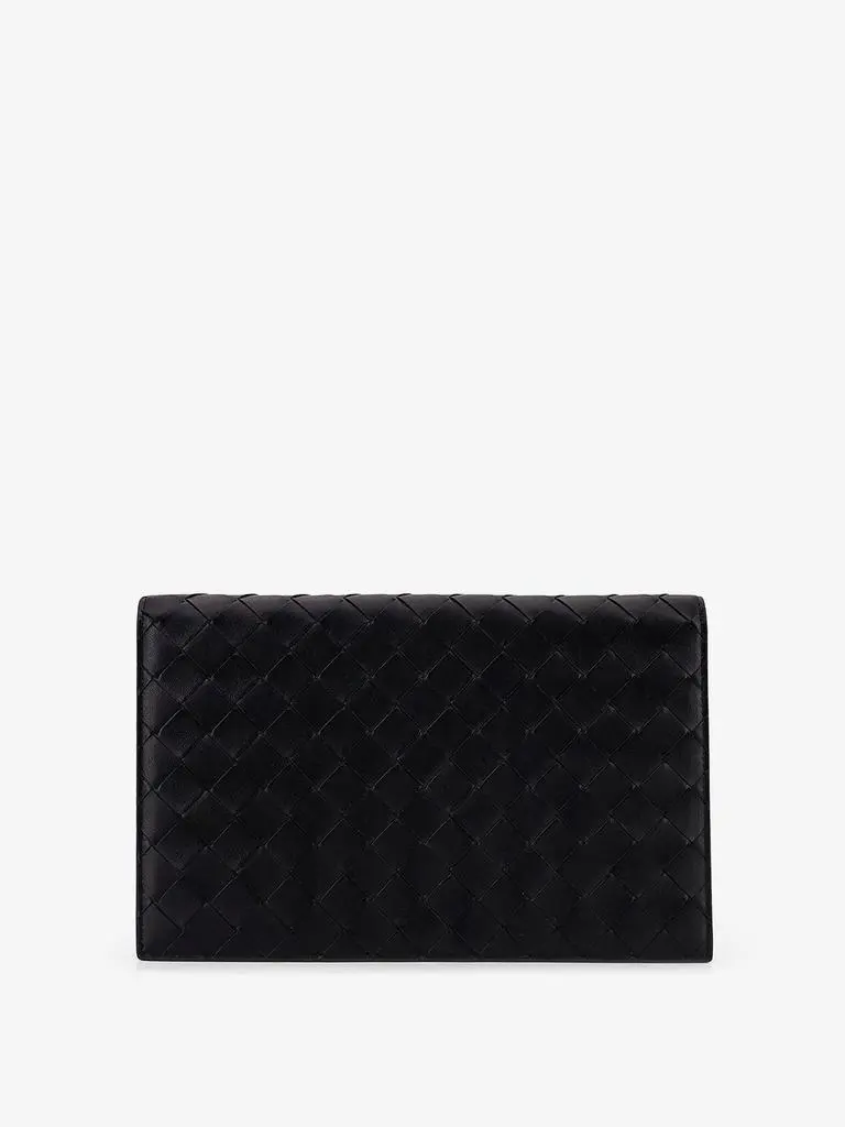 Bottega Veneta Leather clutch bag with Intrecciato motif