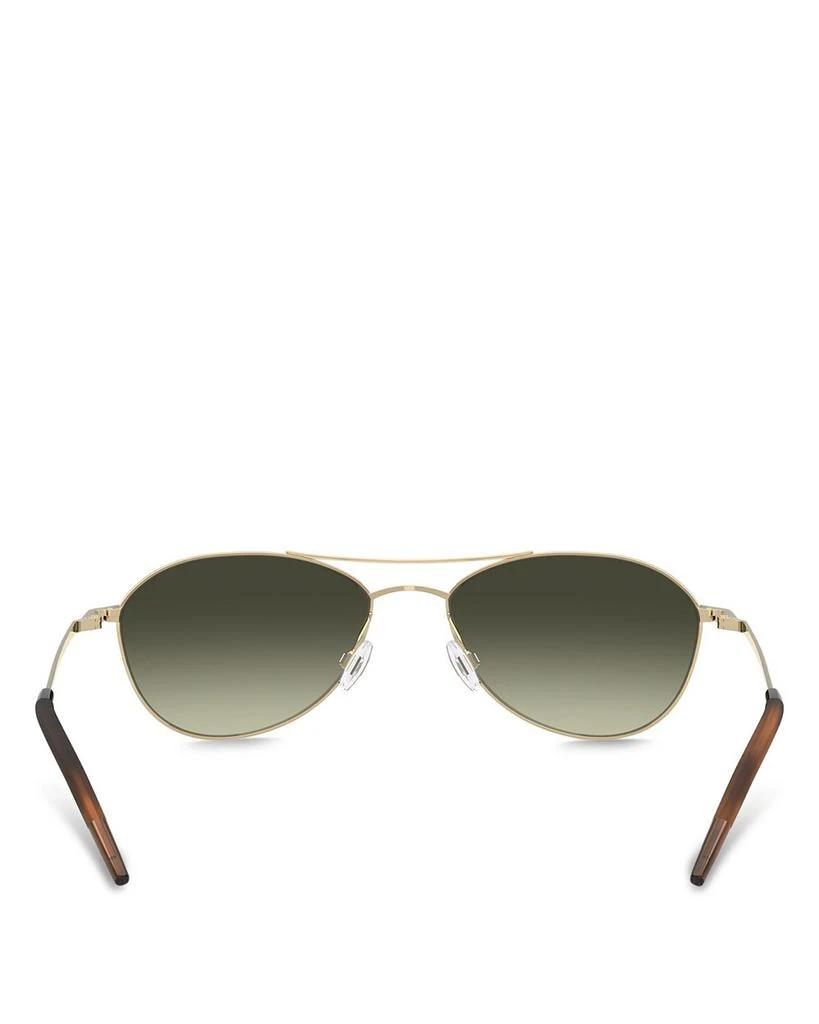 Oliver Peoples OV1358S Aero II Aviator Sunglasses, 57mm 4