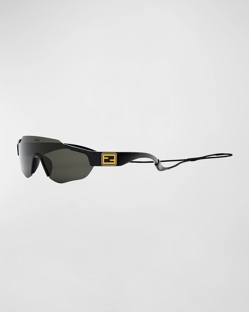 Fendi Men's FF-Logo Rimless Shield Sunglasses 1