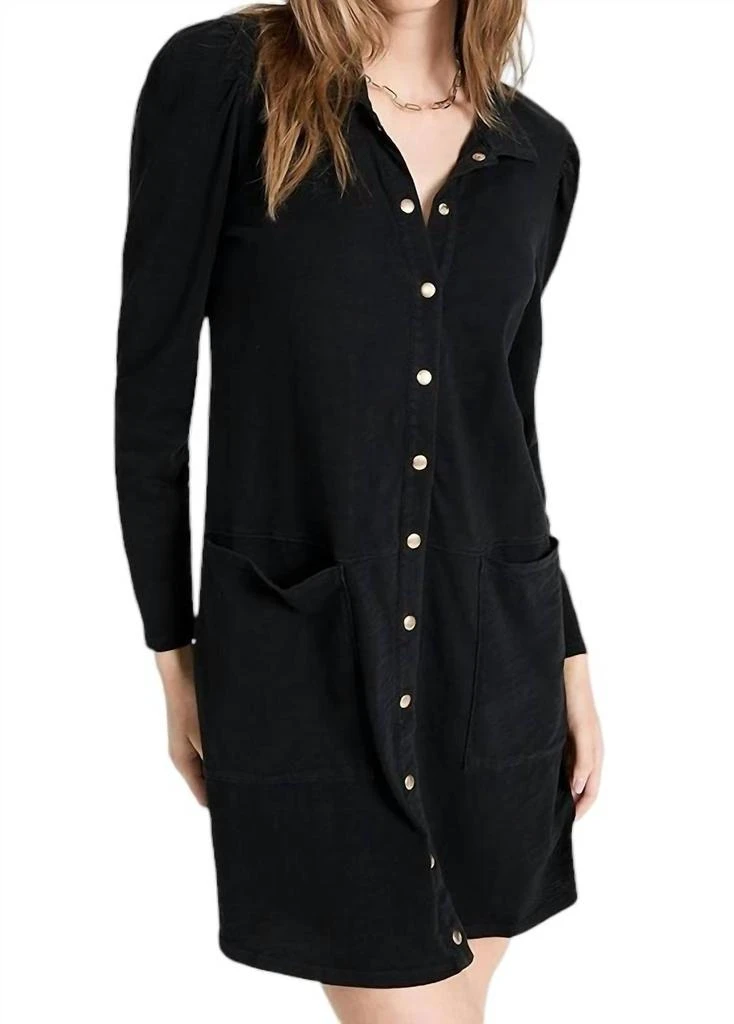 Shop Brooks Retro Snapped Mini Dress In Jet Black on Sale at BeyondStyle   Get 63% Off Brooks Retro Snapped Mini Dress In Jet Black with Limited-Time  Flash Deals, Exclusive Discounts, and