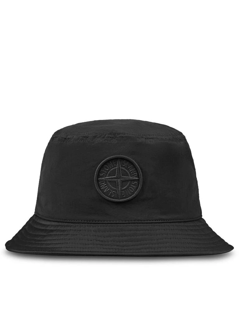 Stone Island Compass-embroidered Bucket Hat 1