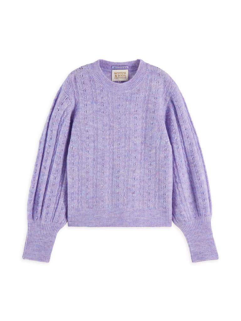 Scotch & Soda Little Girl's & Girl's Voluminous Sleeve Sweater