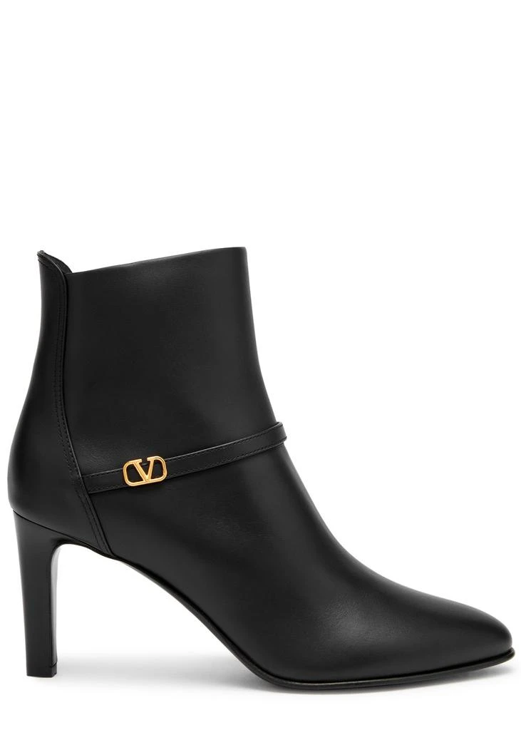 Valentino 75 Vlogo leather ankle boots 1