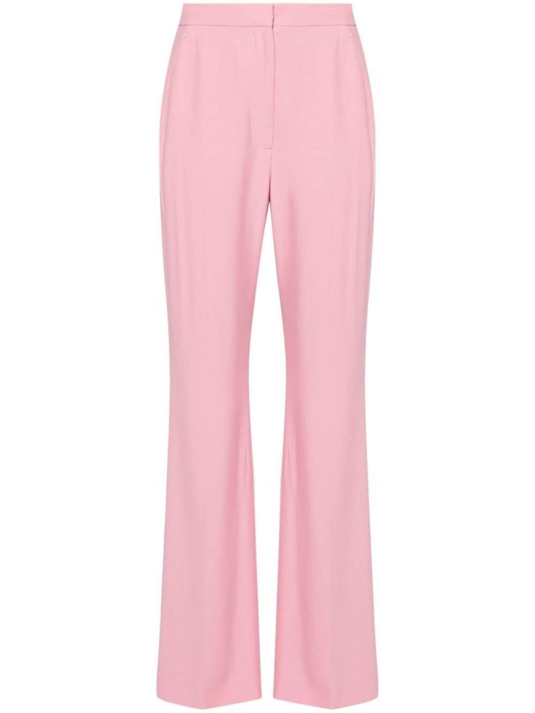 パンツ ALEXANDER MCQUEEN CHERRY PINK VISCOSE PANTS Alexander McQueen Flared Tailored Trousers | Pink | FARFETCH