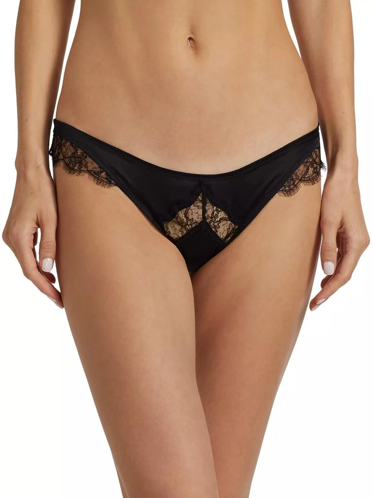 Kiki De Montparnasse Lace Inset Thong 3