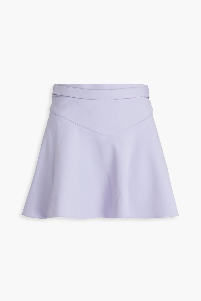 RED Valentino Fluted crepe mini skirt