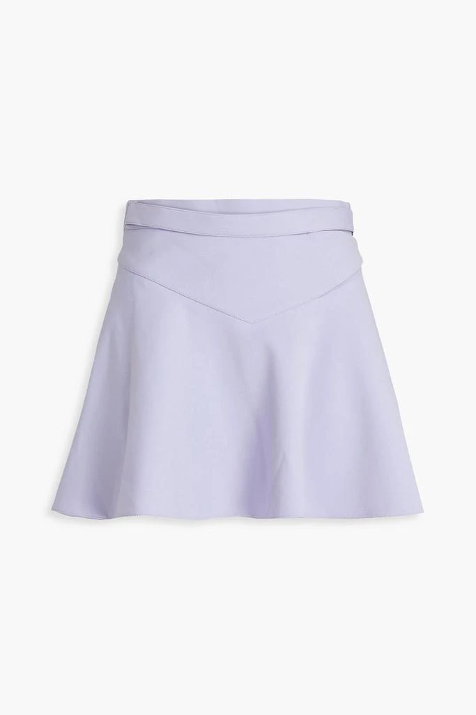 RED Valentino Fluted crepe mini skirt 1