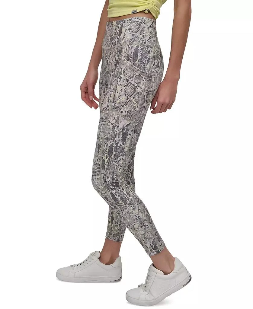 DKNY Women's Printed High-Waist 7/8 Tights 3