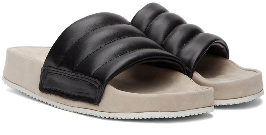 Spalwart Black Pause Puff Sandals 4