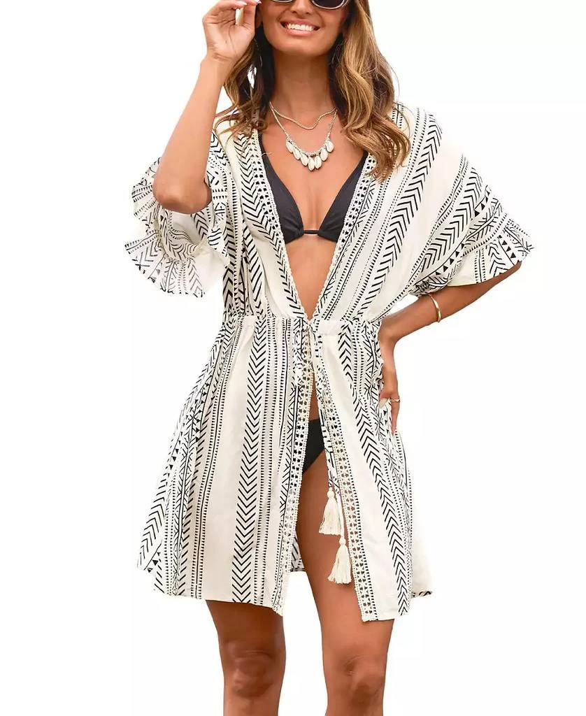 Cupshe Women
s Musing Boho Cover-Up Kimono