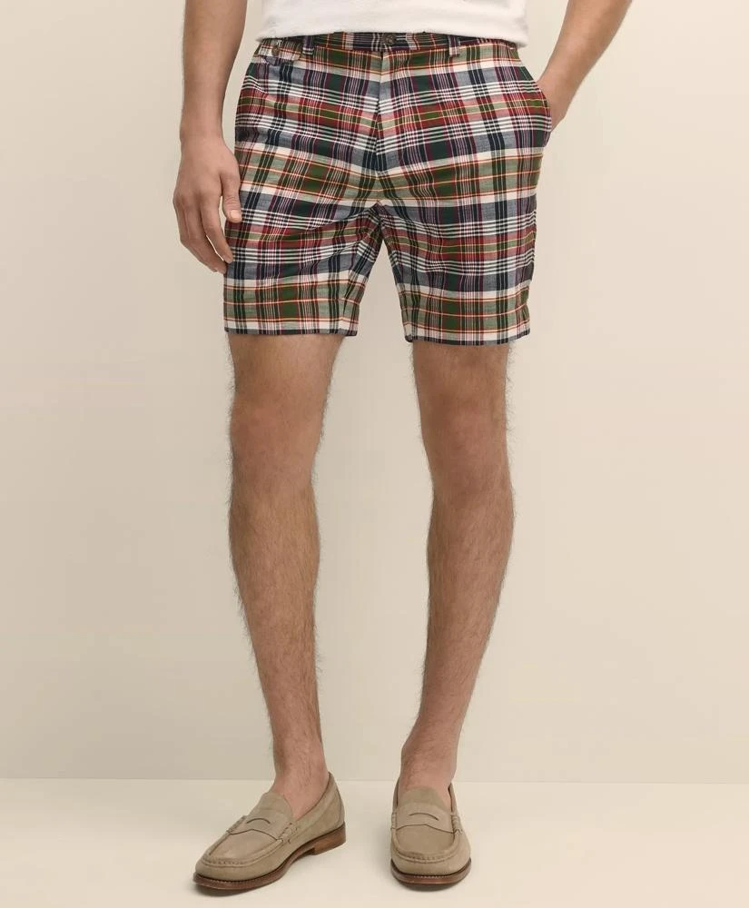 Brooks Brothers 7" Cotton Madras Shorts 2