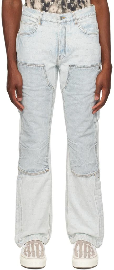 AMIRI Indigo Jacquard Jeans 1