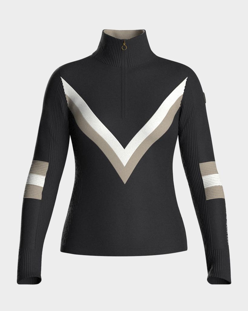 WE NORWEGIANS Hafjell Chevron Quarter-Zip Pullover
