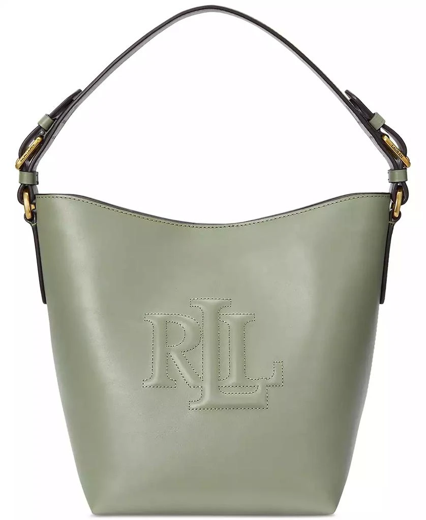 Ralph Lauren Leather Medium Witley Bucket Bag 4