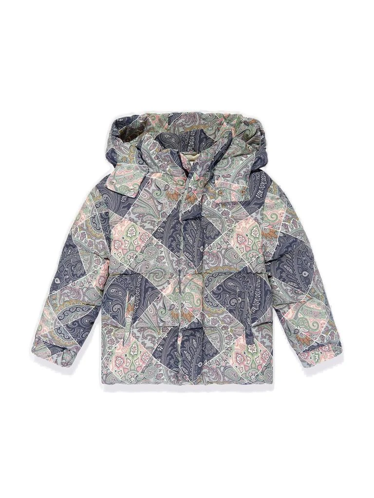 ETRO Etro Kids Paisley-Printed Zipped Puffer Jacket 1