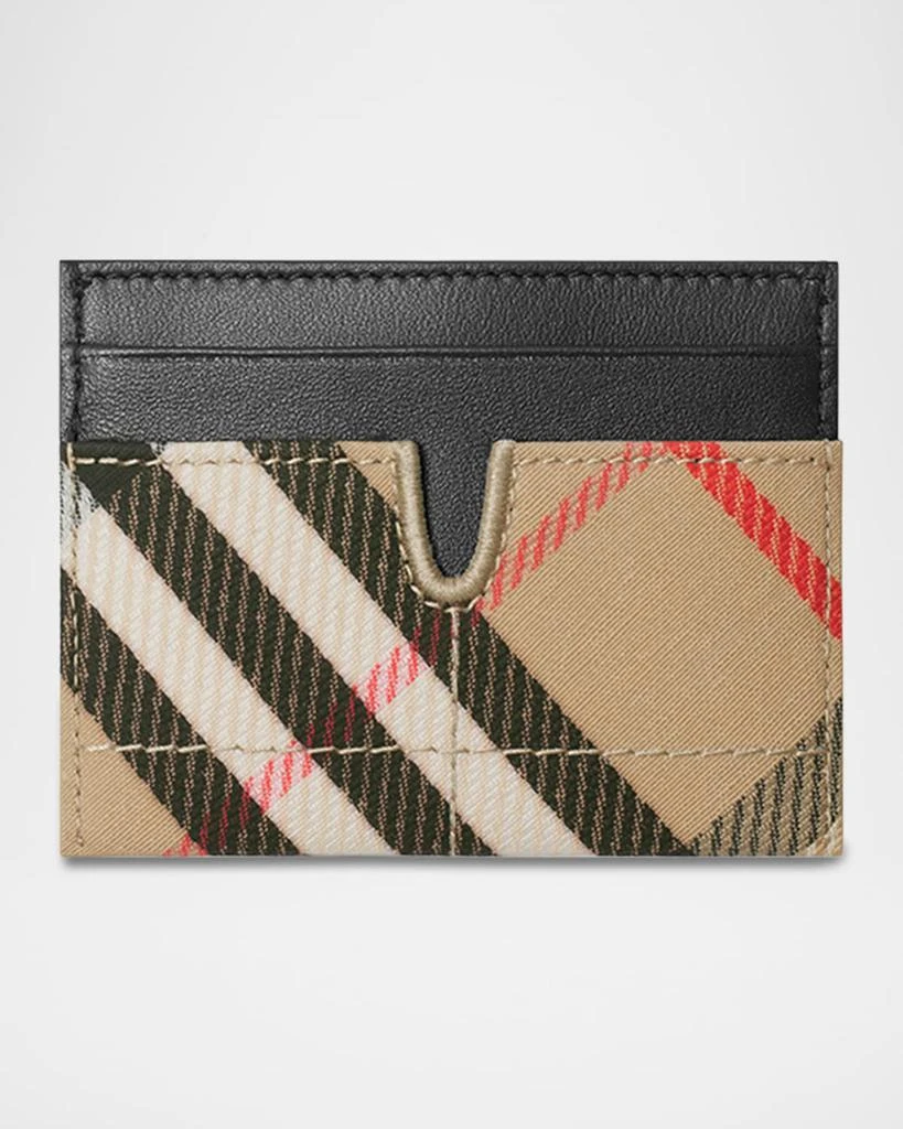 Burberry Snip Check Canvas Card Holder 1