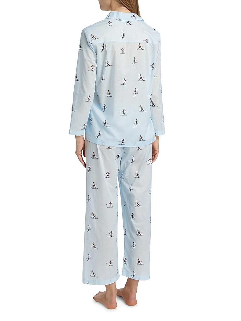 Pour Les Femmes Cross Country Skiers Long-Sleeve Pajamas 5