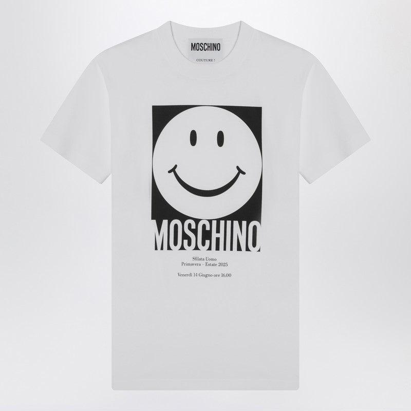 【送料&関税込】Moschino Eggs Printed Crewneck T-shirt Moschino Moschino Eggs Printed Crewneck T-Shirt - T-Shirts