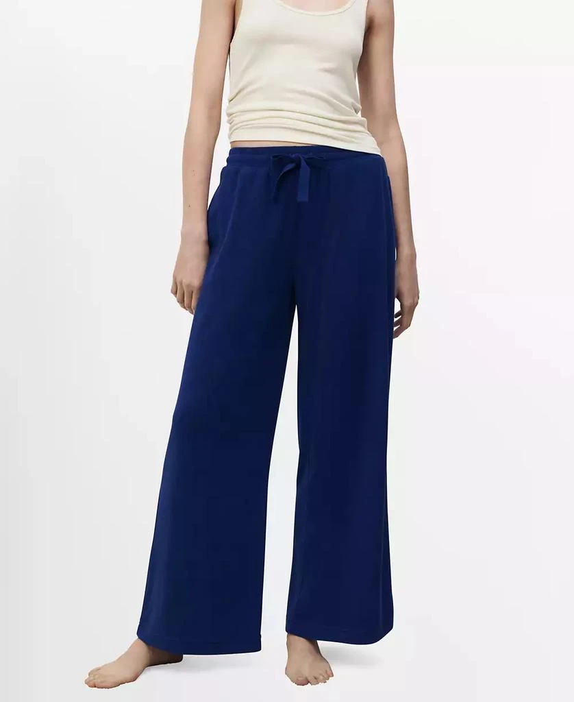 Mango Women's Terry Cotton Pants 1