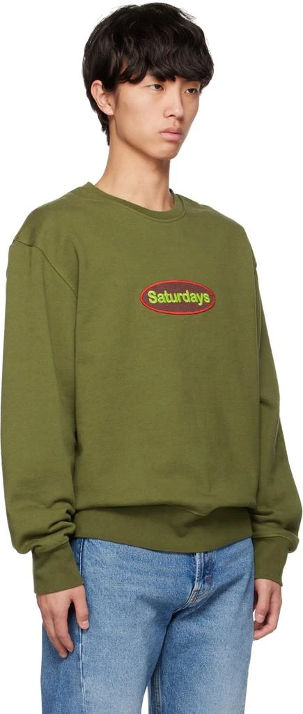 Saturdays NYC Khaki Bowery Sweatshirt 2