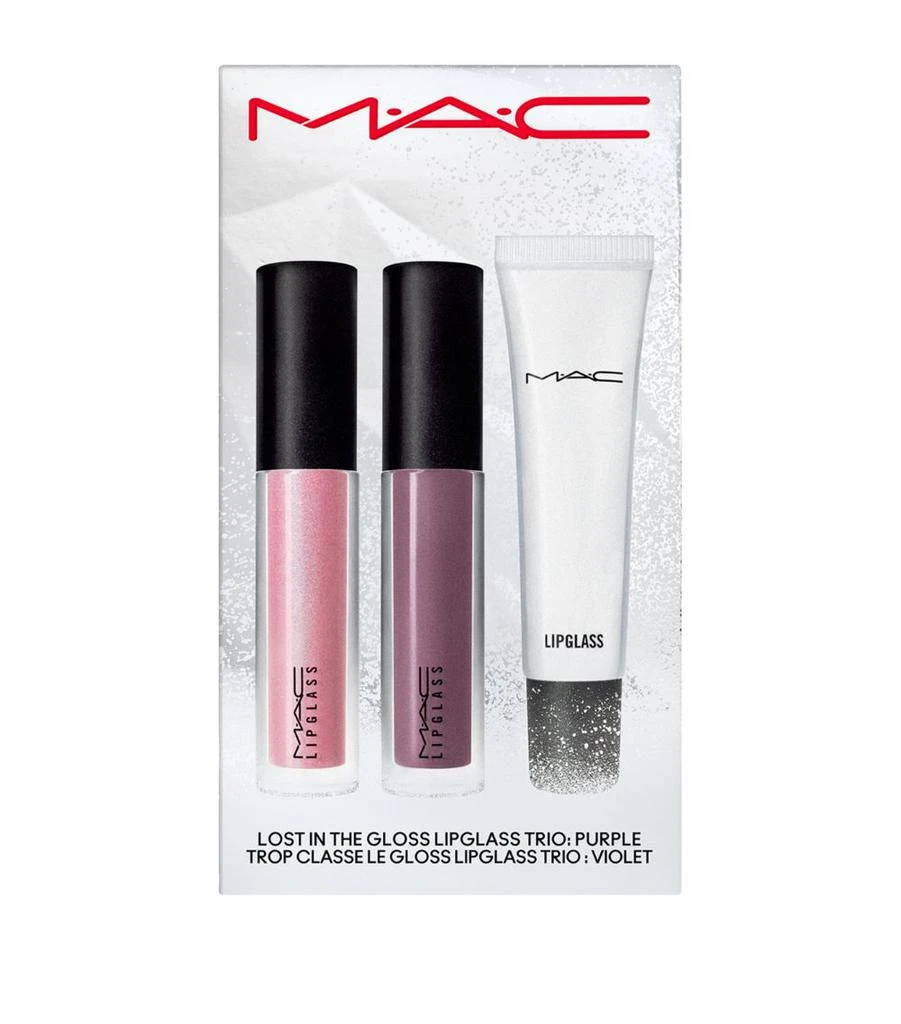 MAC Lost in the Gloss Lipglass Trio Gift Set 3