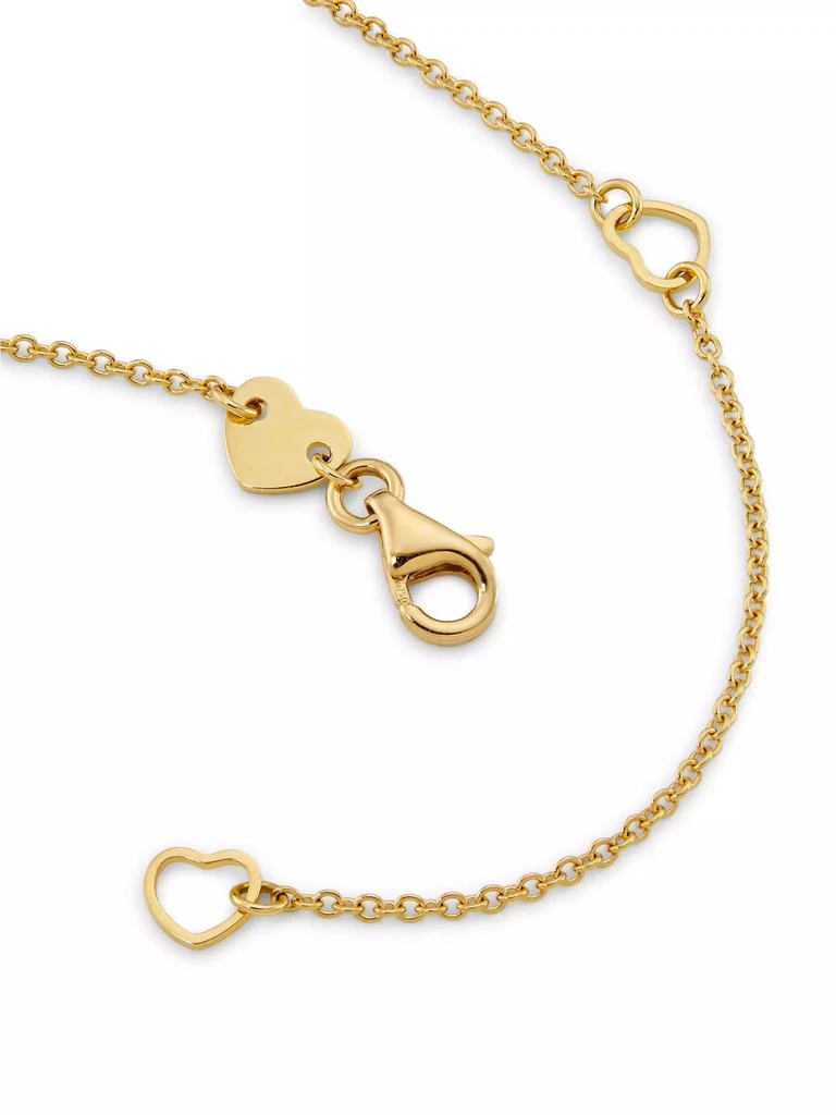 Hearts On Fire Signature 18K Yellow Gold & 0.09-0.13 TCW Diamond Small Heart Pendant Necklace 3