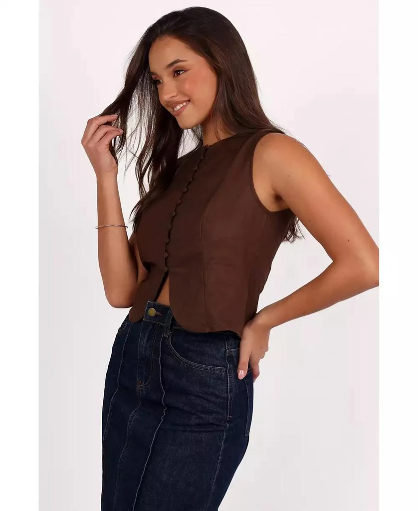 Petal and Pup Women's Daniella Linen Vest 3