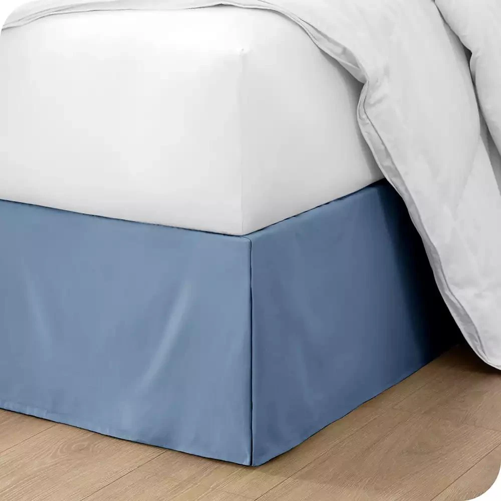 Bare Home Tailored 15" Pleated Bedskirt