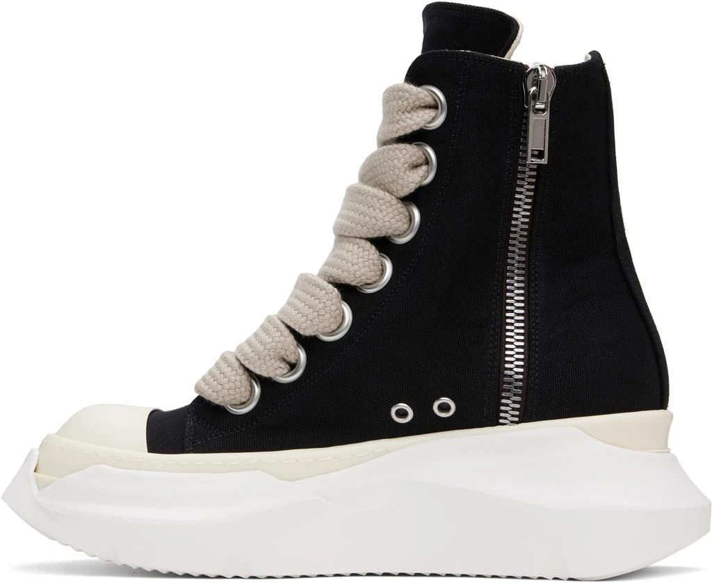 Rick Owens Black Hollywood Jumbo Laces Abstract Sneaks Sneakers 3