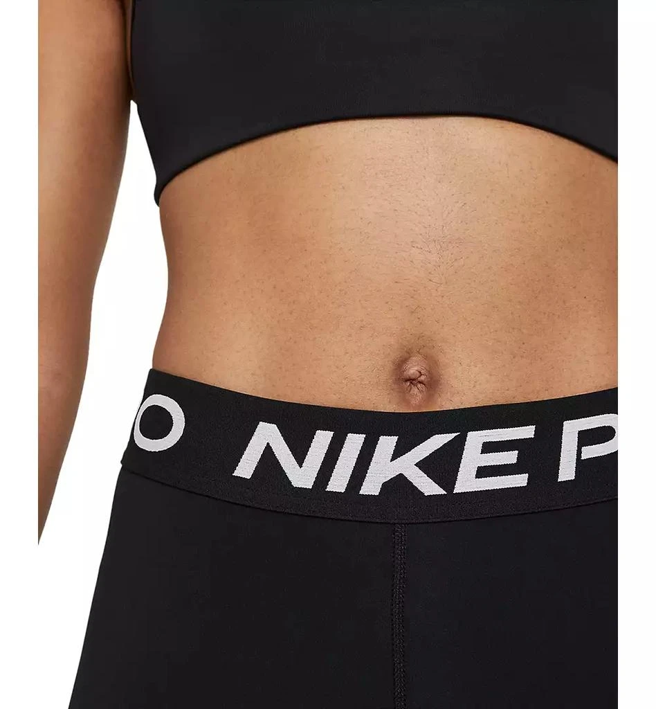 Nike Pro 365 Women's Mid-Rise Cropped Mesh Panel Leggings 3