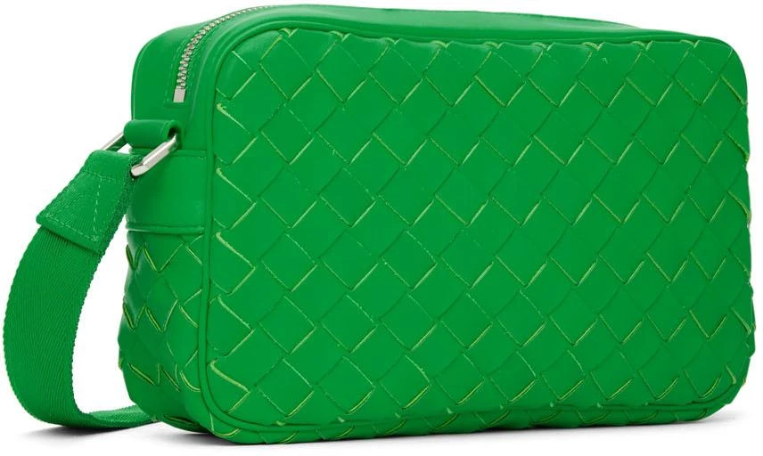 Bottega Veneta Green Classic Intrecciato Messenger Bag 3