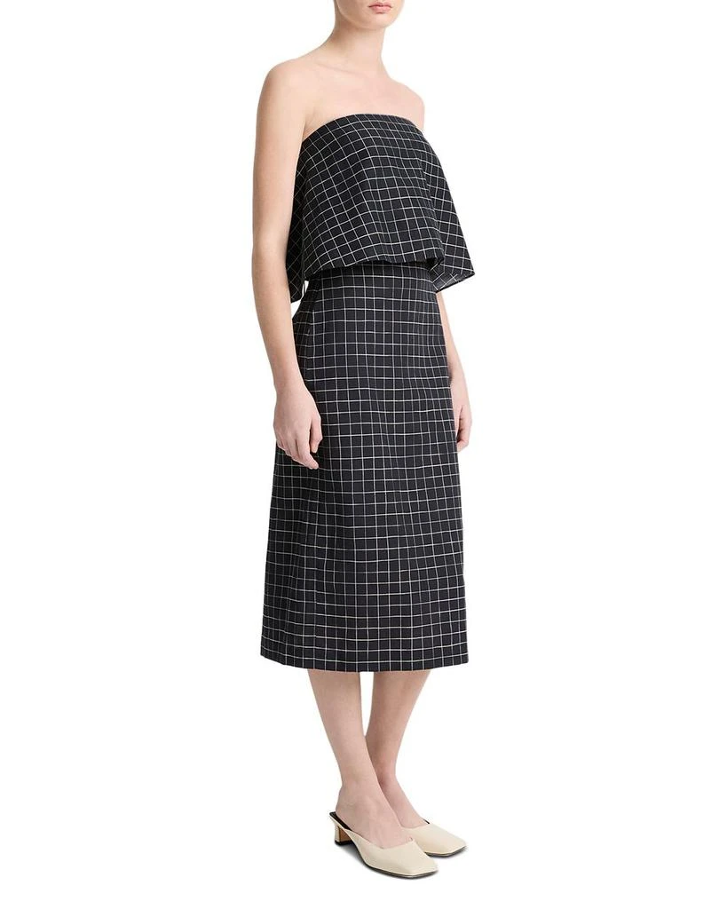 Vince Trellis Plaid Pencil Skirt 2